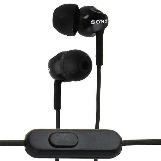 Sony High-Quality Wired In-Ear Headphones - Black (MDREX110AP) Portable Audio - Headphones Sony - Simple Cell Bulk Wholesale Pricing - USA Seller