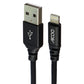 Aicoo (3.3-Foot/1m) Braided Lightning 8-Pin to Charge/Sync Cable - Black Cell Phone - Cables & Adapters AICOO - Simple Cell Bulk Wholesale Pricing - USA Seller