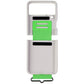 Samsung Silicone Cover with Strap for Galaxy Z Flip3 5G - White / Green Cell Phone - Cases, Covers & Skins Samsung Electronics - Simple Cell Bulk Wholesale Pricing - USA Seller
