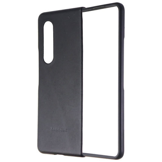 Samsung Leather Protective Cover for Galaxy Z Fold3 5G - Black (EF-VF926LBEGUS) Cell Phone - Cases, Covers & Skins Samsung - Simple Cell Bulk Wholesale Pricing - USA Seller