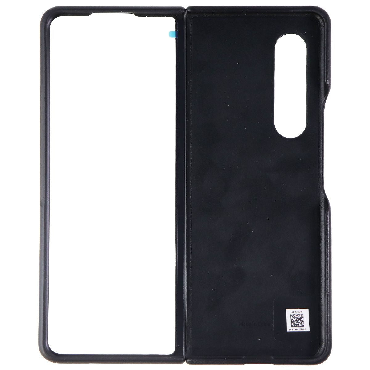 Samsung Leather Protective Cover for Galaxy Z Fold3 5G - Black (EF-VF926LBEGUS) Cell Phone - Cases, Covers & Skins Samsung    - Simple Cell Bulk Wholesale Pricing - USA Seller