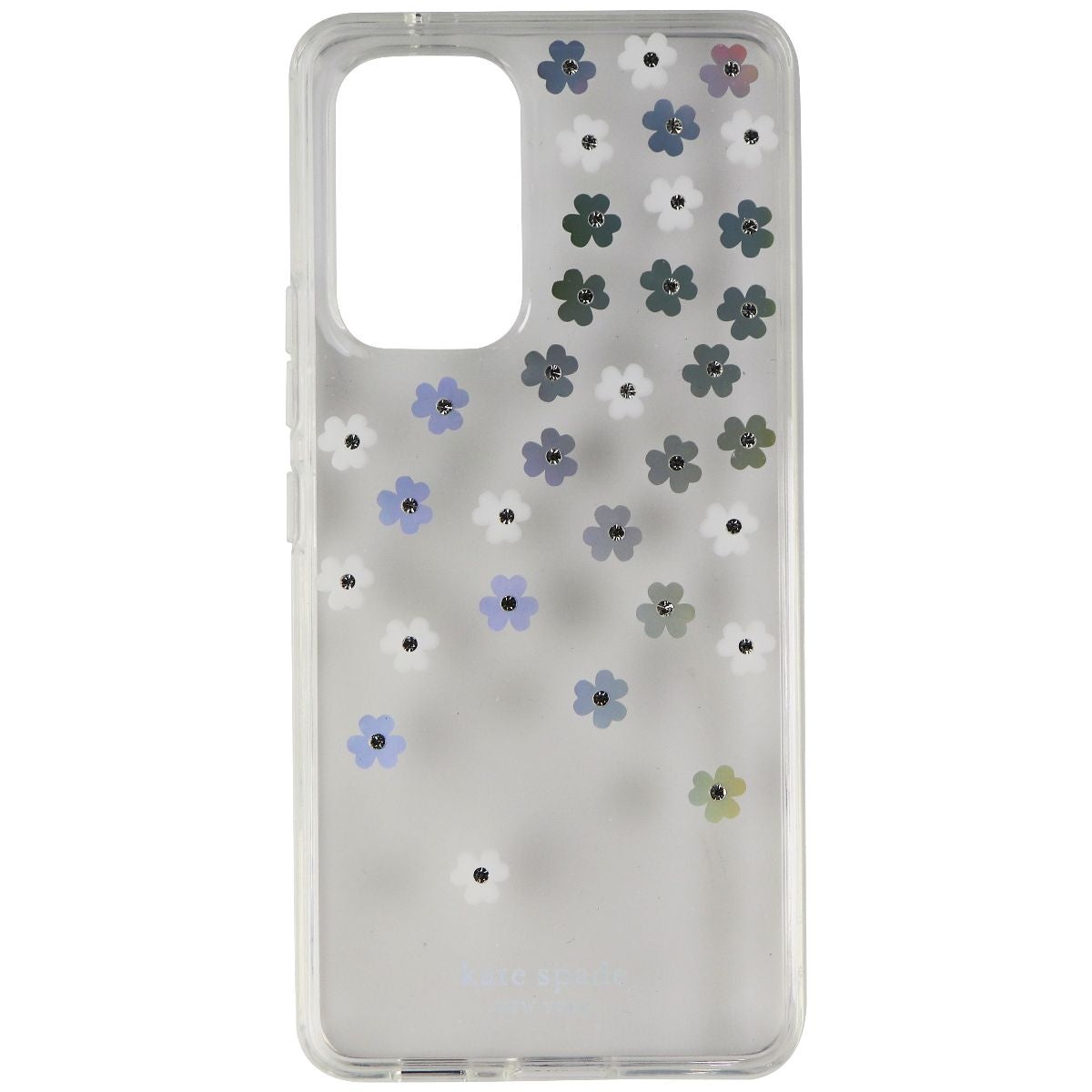 Kate Spade Hardshell Case for Galaxy A53 5G - Iridescent Scattered Flowers Cell Phone - Cases, Covers & Skins Kate Spade - Simple Cell Bulk Wholesale Pricing - USA Seller