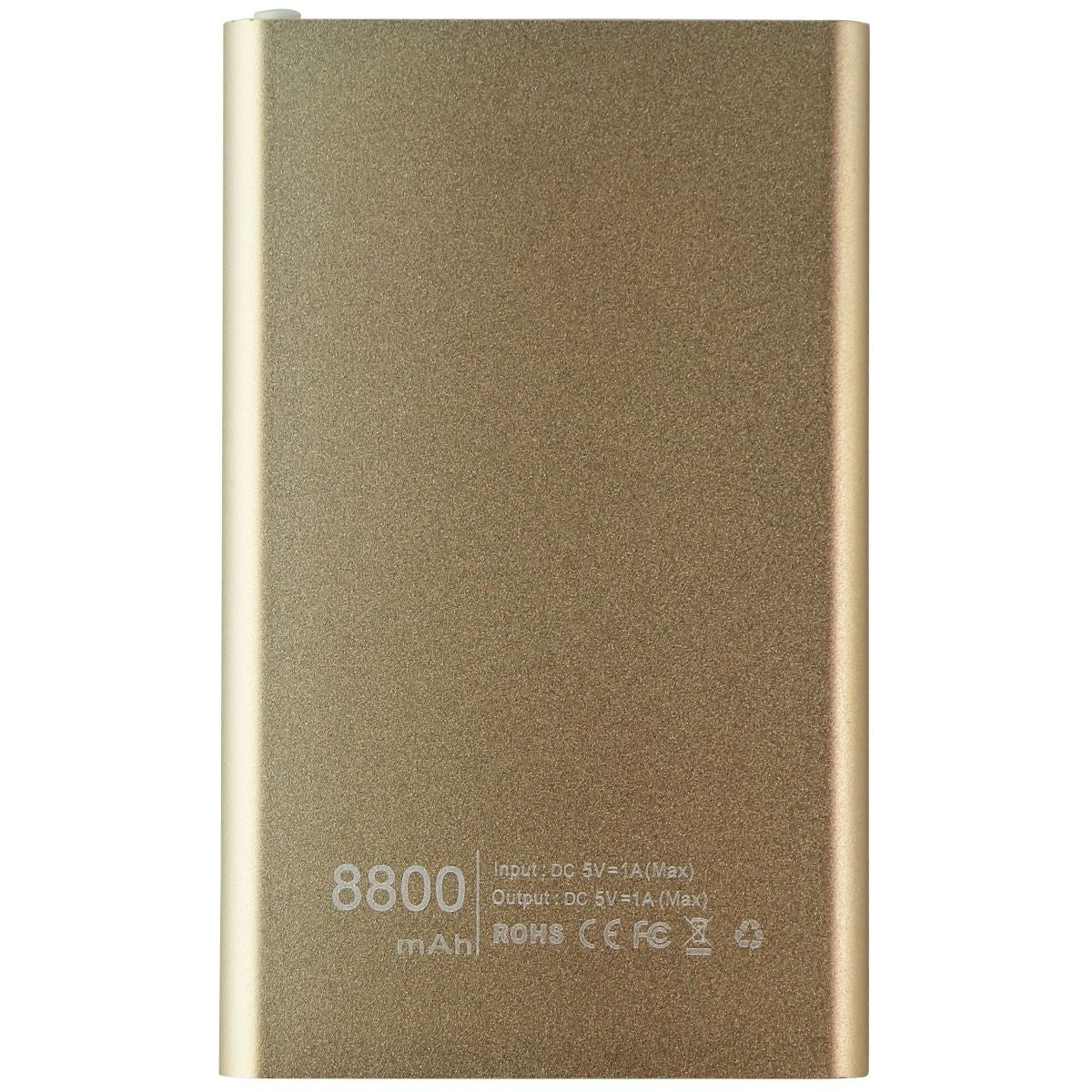 Universal 8,800mAh Single USB Portable Power Bank - Gold Cell Phone - Chargers & Cradles Unbranded - Simple Cell Bulk Wholesale Pricing - USA Seller