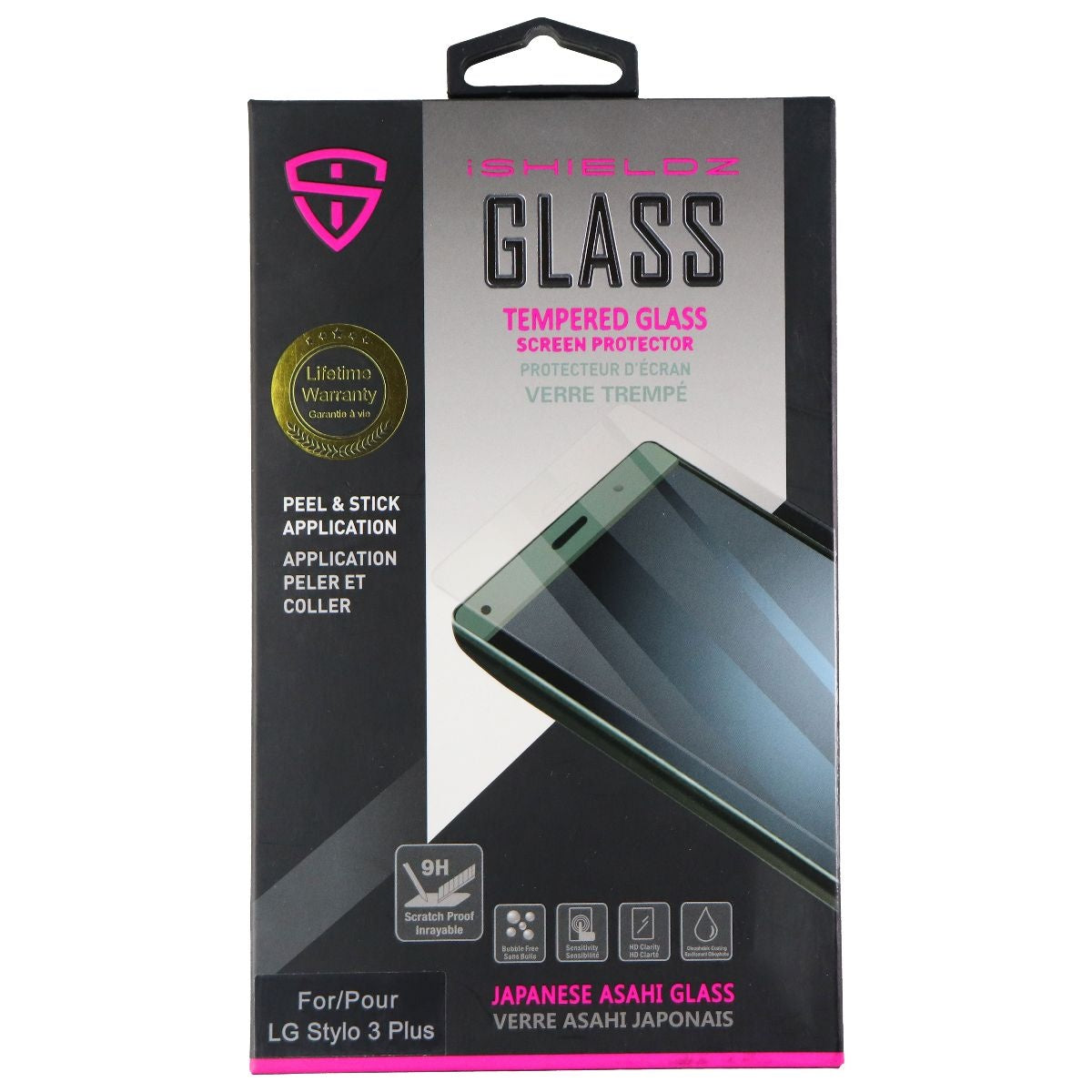 iShieldz Asahi Tempered Glass Screen Protector for LG Stylo 3 Plus - Clear Cell Phone - Screen Protectors iShieldz    - Simple Cell Bulk Wholesale Pricing - USA Seller