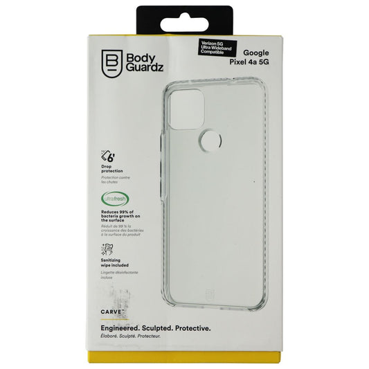 BodyGuardz Carve Series Case for Google Pixel 4a 5G - Clear Cell Phone - Cases, Covers & Skins BODYGUARDZ    - Simple Cell Bulk Wholesale Pricing - USA Seller