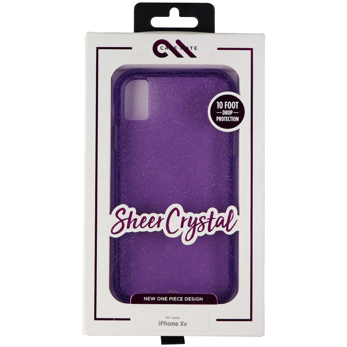 Case-Mate Sheer Crystal Series Case for Apple iPhone XR - Crystal Purple Cell Phone - Cases, Covers & Skins Case-Mate    - Simple Cell Bulk Wholesale Pricing - USA Seller