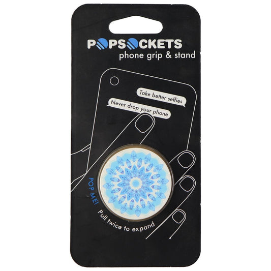 PopSockets: Collapsible Grip and Stand for Phones and Tablets - Blue Ice Star Cell Phone - Mounts & Holders PopSockets    - Simple Cell Bulk Wholesale Pricing - USA Seller
