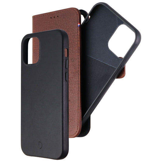 Decoded Premium 2 Case Bundle for iPhone 12 Pro & iPhone 12 - 1 Black & 1 Brown Cell Phone - Cases, Covers & Skins Decoded - Simple Cell Bulk Wholesale Pricing - USA Seller