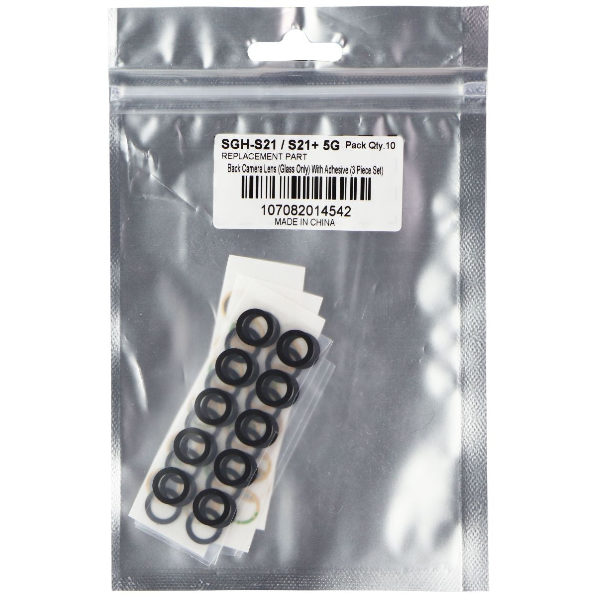 Repair Part - Back Camera Lens (3 Piece Set) for Galaxy S21 5G/S21+ 5G (10 Pack) Cell Phone - Replacement Parts & Tools Unbranded    - Simple Cell Bulk Wholesale Pricing - USA Seller