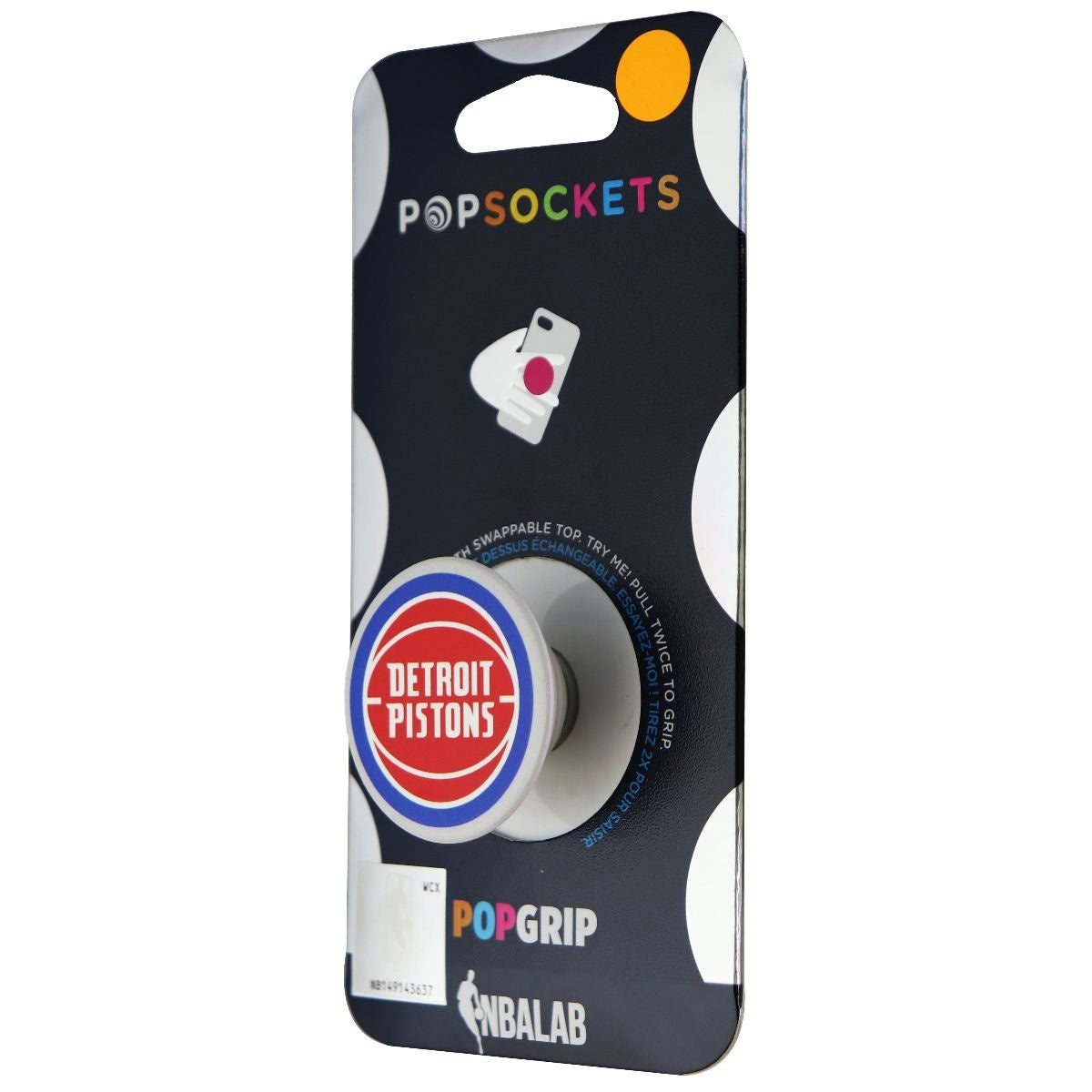 PopSockets: PopGrip Swappable Grip for Phones & Tablets - NBA - Detroi ...