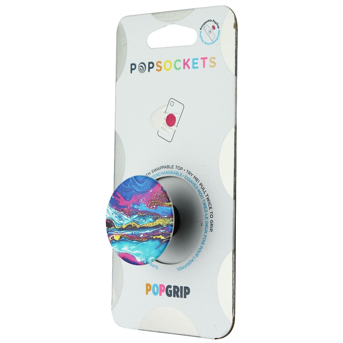PopSockets Swappable PopGrip Stand and Grip - Mood Magma Cell Phone - Mounts & Holders PopSockets    - Simple Cell Bulk Wholesale Pricing - USA Seller