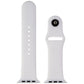 Silicone Watch Band for Apple Watch 42/44/45mm Cases - White - Small Smart Watch Accessories - Watch Bands Unbranded    - Simple Cell Bulk Wholesale Pricing - USA Seller