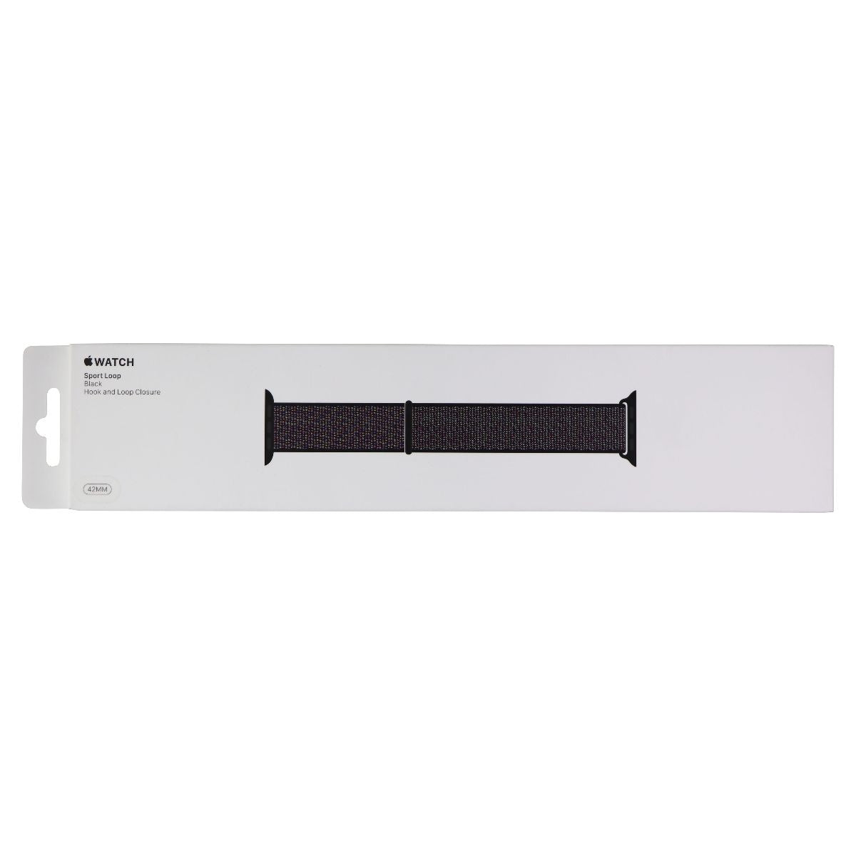 Apple 42mm Sport Loop Band for Apple Watch Any Series (42 & 44mm Cases) - Black Smart Watch Accessories - Watch Bands Apple - Simple Cell Bulk Wholesale Pricing - USA Seller