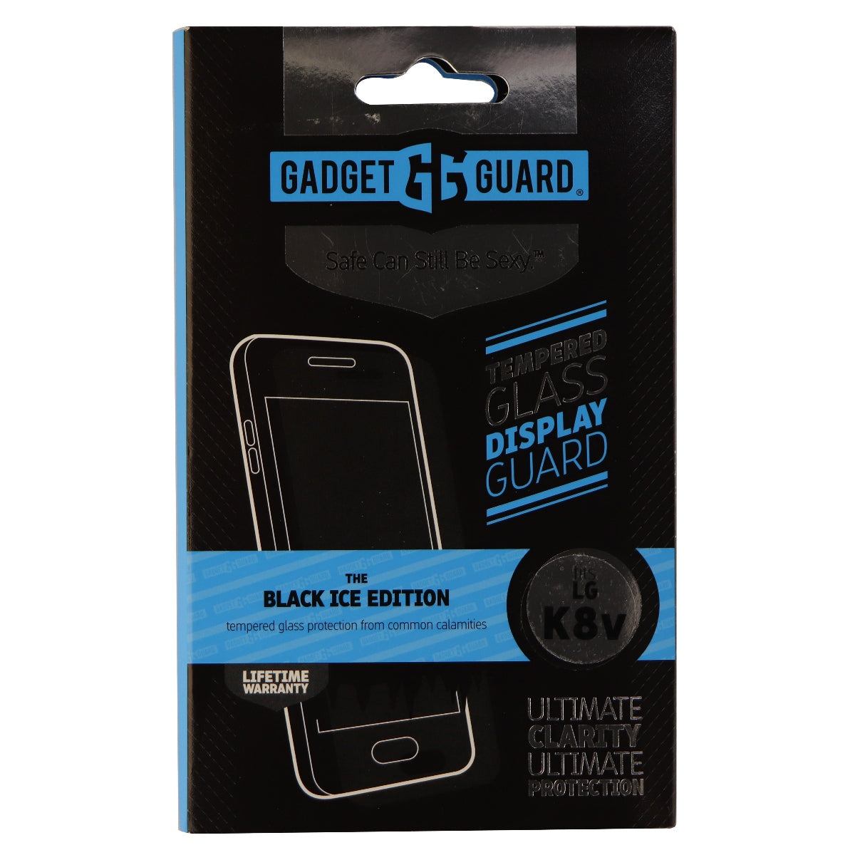 Gadget Guard Black Ice Series Tempered Glass Screen Protector for LG K8V - Clear Cell Phone - Screen Protectors Gadget Guard - Simple Cell Bulk Wholesale Pricing - USA Seller
