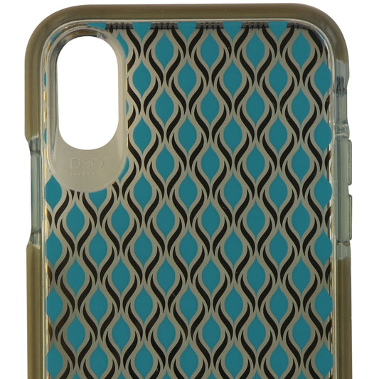 ZAGG Victoria Hybrid Hard Case Cover for iPhone X 10 - Teal/Silver Pattern Cell Phone - Cases, Covers & Skins Zagg    - Simple Cell Bulk Wholesale Pricing - USA Seller