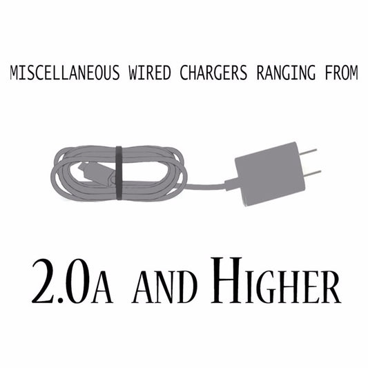 Miscellaneous Generic Corded Micro-USB Wall Charger 2.0A or Higher Output