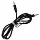 Generic 3.5mm Male to Male Auxiliary Audio Cable-Black Portable Audio - Cables & Adapters Unbranded - Simple Cell Bulk Wholesale Pricing - USA Seller