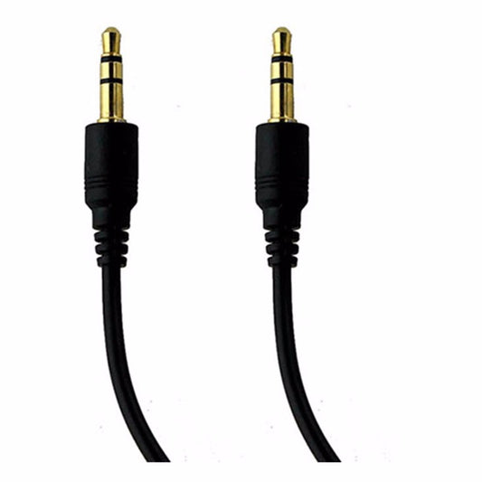 Generic ( 3004296 ) Music Audio Cable for 3.5mm Devices - Black Cell Phone - Cables & Adapters Unbranded    - Simple Cell Bulk Wholesale Pricing - USA Seller
