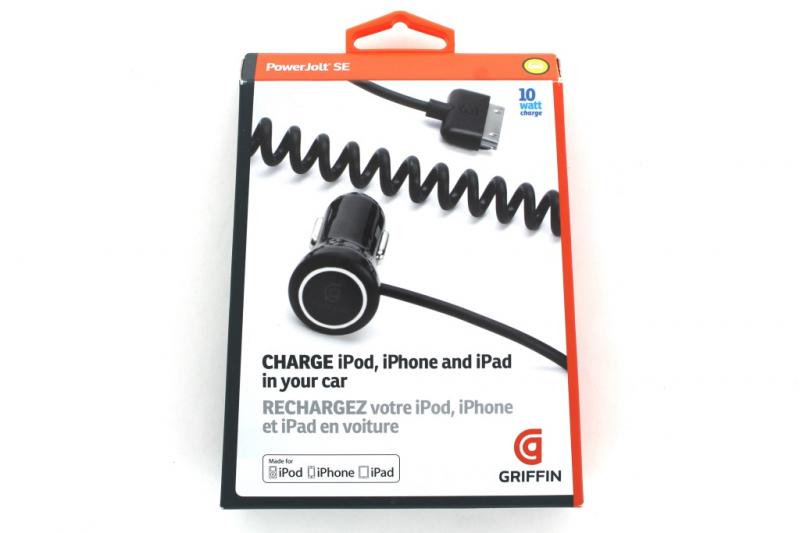 Griffin PowerJolt SE 2 amp Power Charger for iPhone, iPod (Black) Cell Phone - Chargers & Cradles Griffin - Simple Cell Bulk Wholesale Pricing - USA Seller