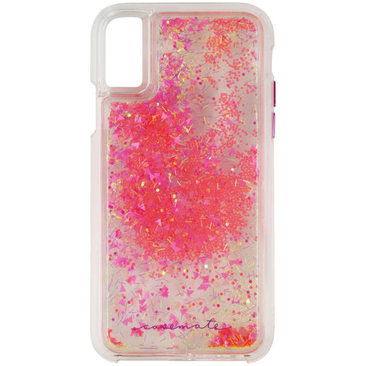 Case-Mate Liquid Glitter Waterfall Case for Apple iPhone Xs / iPhone X - Pink Cell Phone - Cases, Covers & Skins Case-Mate    - Simple Cell Bulk Wholesale Pricing - USA Seller