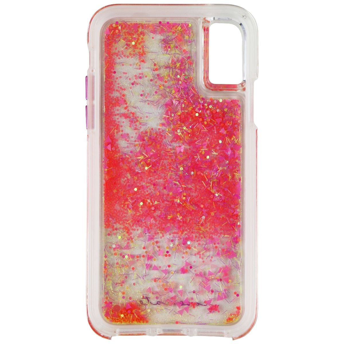 Case-Mate Liquid Glitter Waterfall Case for Apple iPhone Xs / iPhone X - Pink Cell Phone - Cases, Covers & Skins Case-Mate    - Simple Cell Bulk Wholesale Pricing - USA Seller