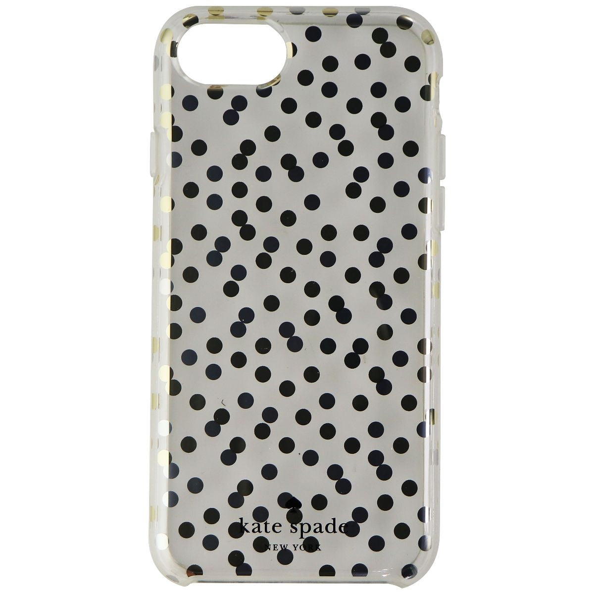 Kate Spade New York Hardshell Case for Apple iPhone 7 8 - Clear/Silver Gold Dots Cell Phone - Cases, Covers & Skins Kate Spade - Simple Cell Bulk Wholesale Pricing - USA Seller