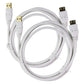 2x Belkin (HA154ZM/A) Extension Data Cables for USB Devices - White Cell Phone - Cables & Adapters Belkin - Simple Cell Bulk Wholesale Pricing - USA Seller