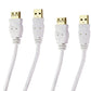 2x Belkin (HA154ZM/A) Extension Data Cables for USB Devices - White Cell Phone - Cables & Adapters Belkin - Simple Cell Bulk Wholesale Pricing - USA Seller