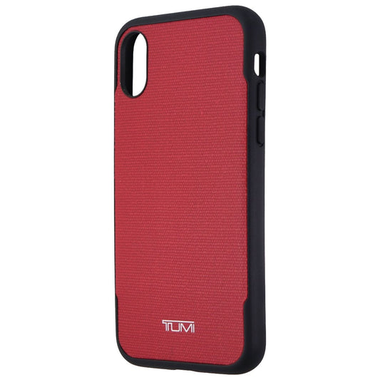 Tumi Canvas Co-Mold Series Hybrid Case for Apple iPhone Xs/X - Red Canvas/Black Cell Phone - Cases, Covers & Skins Tumi    - Simple Cell Bulk Wholesale Pricing - USA Seller