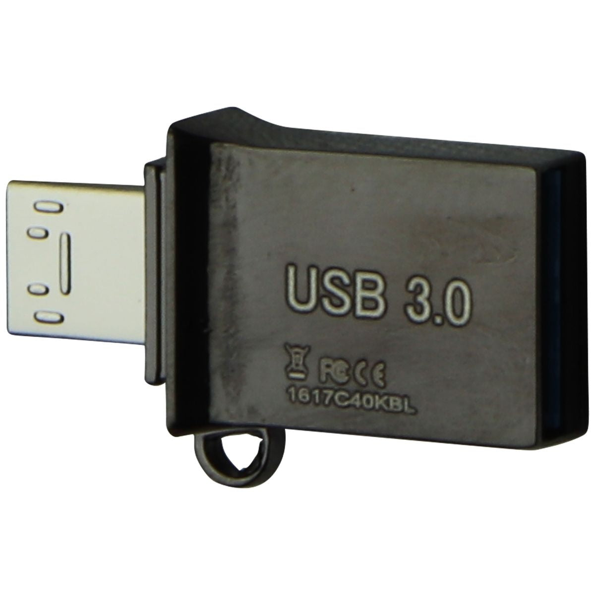 Gigastone OTG 16GB USB 3.0 Metal Flash Drive - Black (GS-U316OTG-R) Digital Storage - USB Flash Drives Gigastone - Simple Cell Bulk Wholesale Pricing - USA Seller