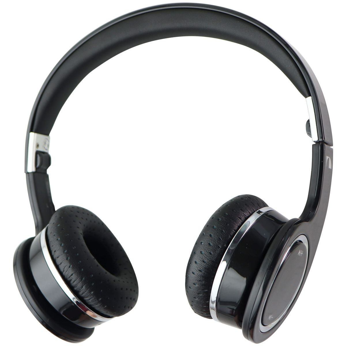 Nakamichi Bluetooth Wireless On-The Ear Headphones with Microphone - Black Portable Audio - Headphones Nakamichi - Simple Cell Bulk Wholesale Pricing - USA Seller