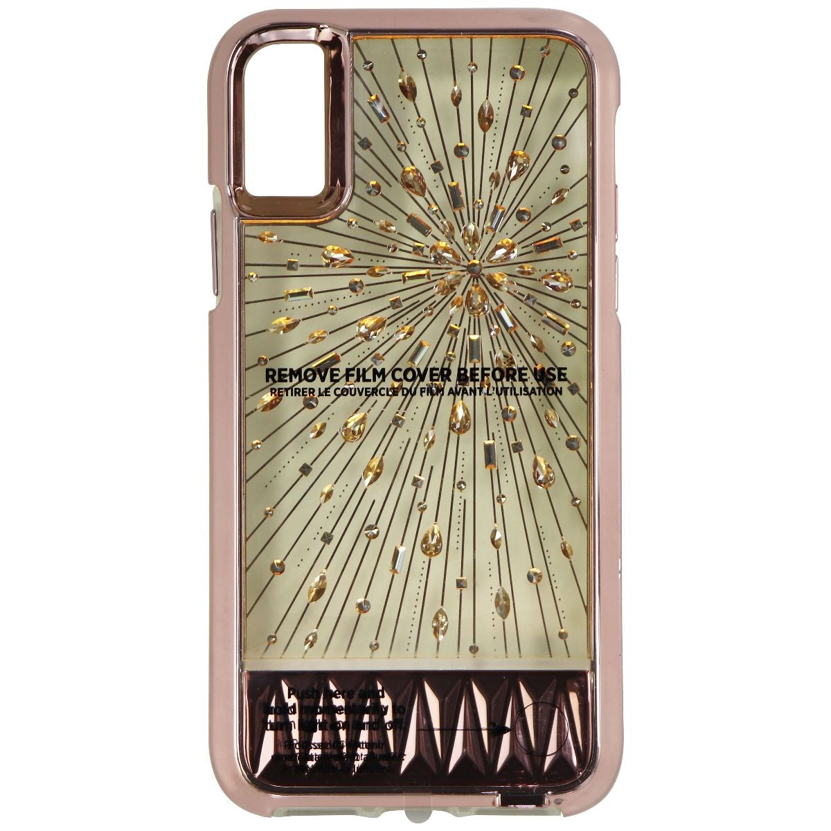 Case-Mate Luminescent Light Case and Glass Screen for iPhone Xs & X - Rose Gold Cell Phone - Cases, Covers & Skins Case-Mate - Simple Cell Bulk Wholesale Pricing - USA Seller
