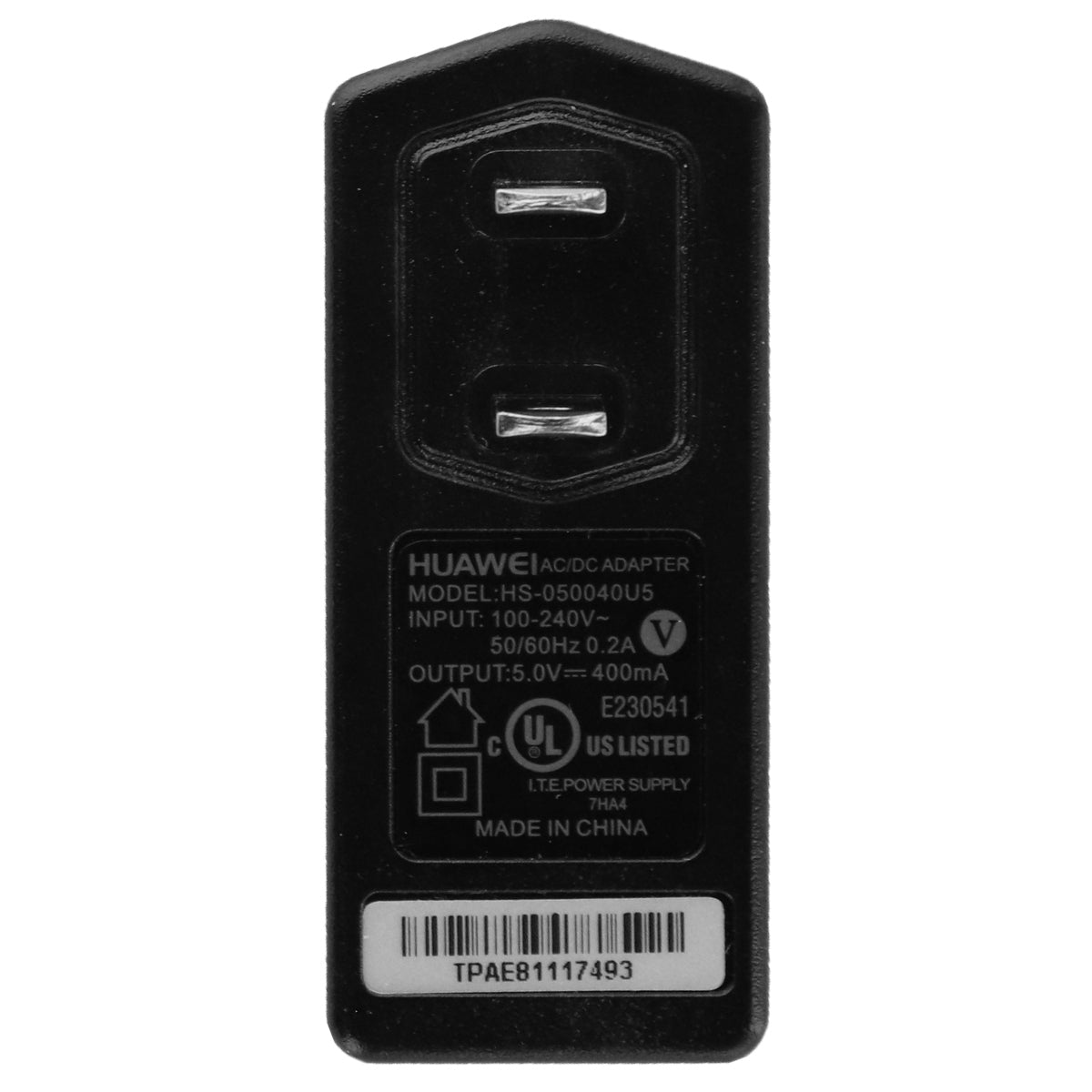 OEM Huawei Travel Power Supply Adapter Wall Charger Head 5.0V Output - Black Cell Phone - Chargers & Cradles Huawei - Simple Cell Bulk Wholesale Pricing - USA Seller