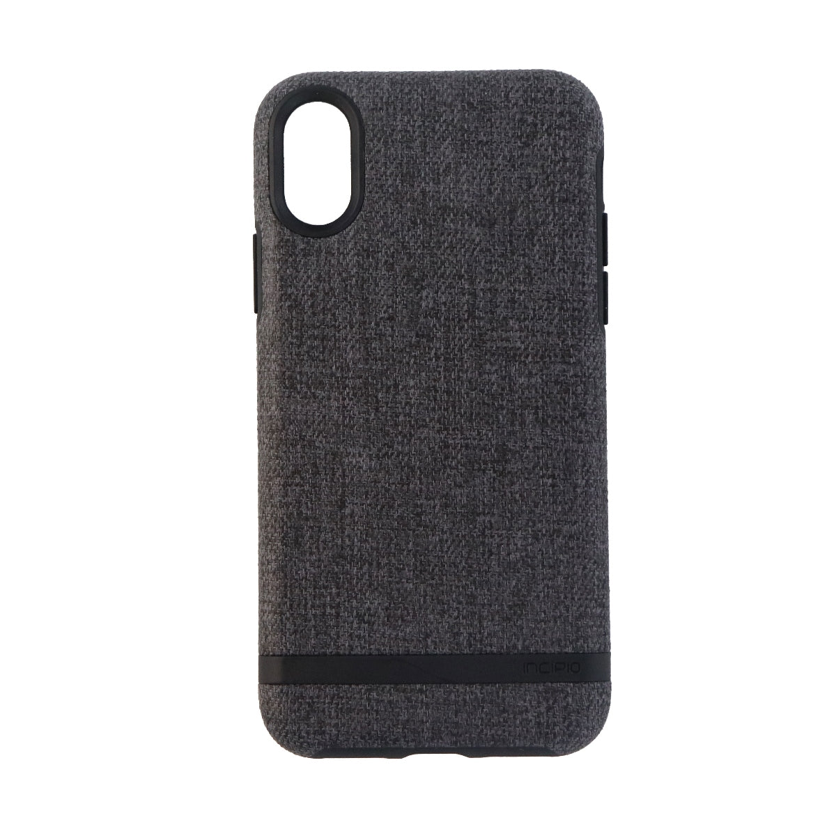 Incipio Esquire Series Hard Fabric Case for Apple iPhone X 10 - Dark Gray/Black Cell Phone - Cases, Covers & Skins Incipio - Simple Cell Bulk Wholesale Pricing - USA Seller