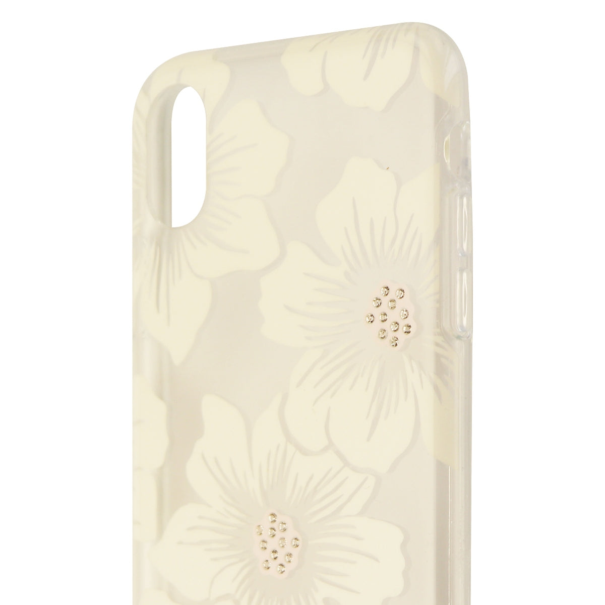 Kate Spade New York Hardshell Case for Apple iPhone X 10 - Clear/White Flowers Cell Phone - Cases, Covers & Skins Incipio    - Simple Cell Bulk Wholesale Pricing - USA Seller