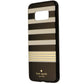 Kate Spade New York Hardshell Case for Galaxy S8 - Black White Gold Stripes Cell Phone - Cases, Covers & Skins Kate Spade - Simple Cell Bulk Wholesale Pricing - USA Seller