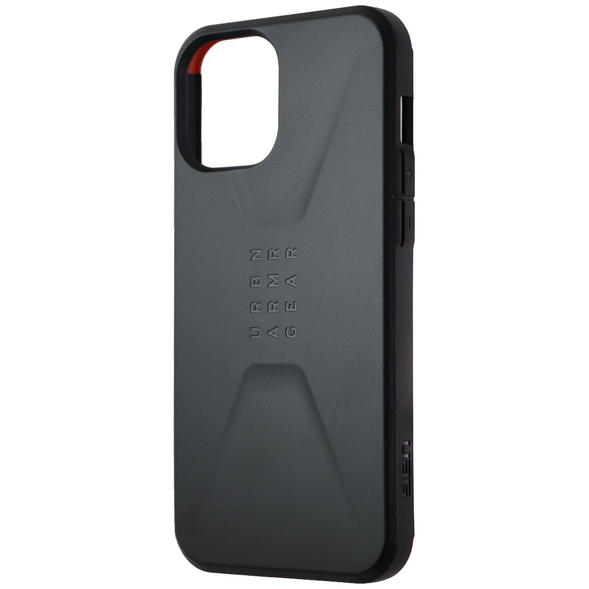 UAG Civilian Series Case for iPhone 12 Pro Max - Black/Orange Cell Phone - Cases, Covers & Skins Urban Armor Gear - Simple Cell Bulk Wholesale Pricing - USA Seller