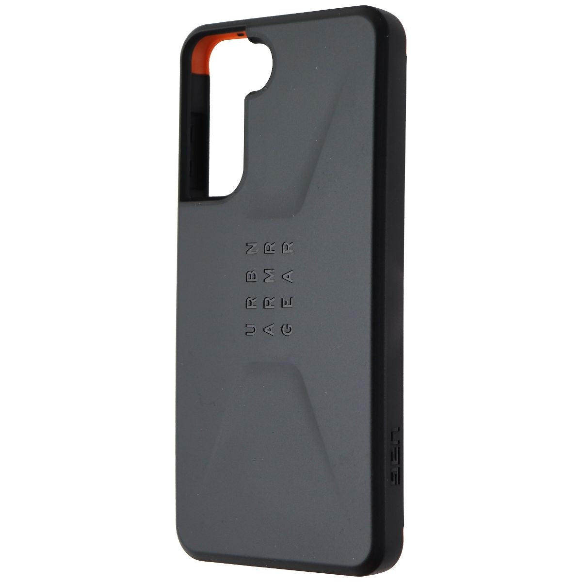 UAG Civilian Series Case for Samsung Galaxy S21 5G + S21 - Black/Orange Cell Phone - Cases, Covers & Skins Urban Armor Gear - Simple Cell Bulk Wholesale Pricing - USA Seller