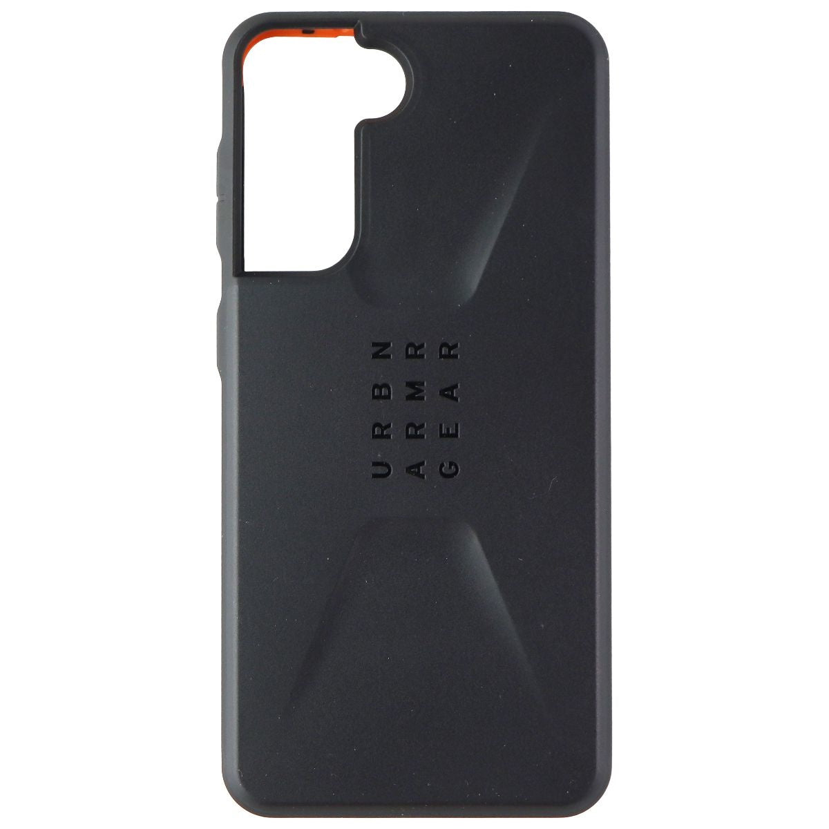 UAG Civilian Series Case for Samsung Galaxy S21 5G + S21 - Black/Orange Cell Phone - Cases, Covers & Skins Urban Armor Gear - Simple Cell Bulk Wholesale Pricing - USA Seller