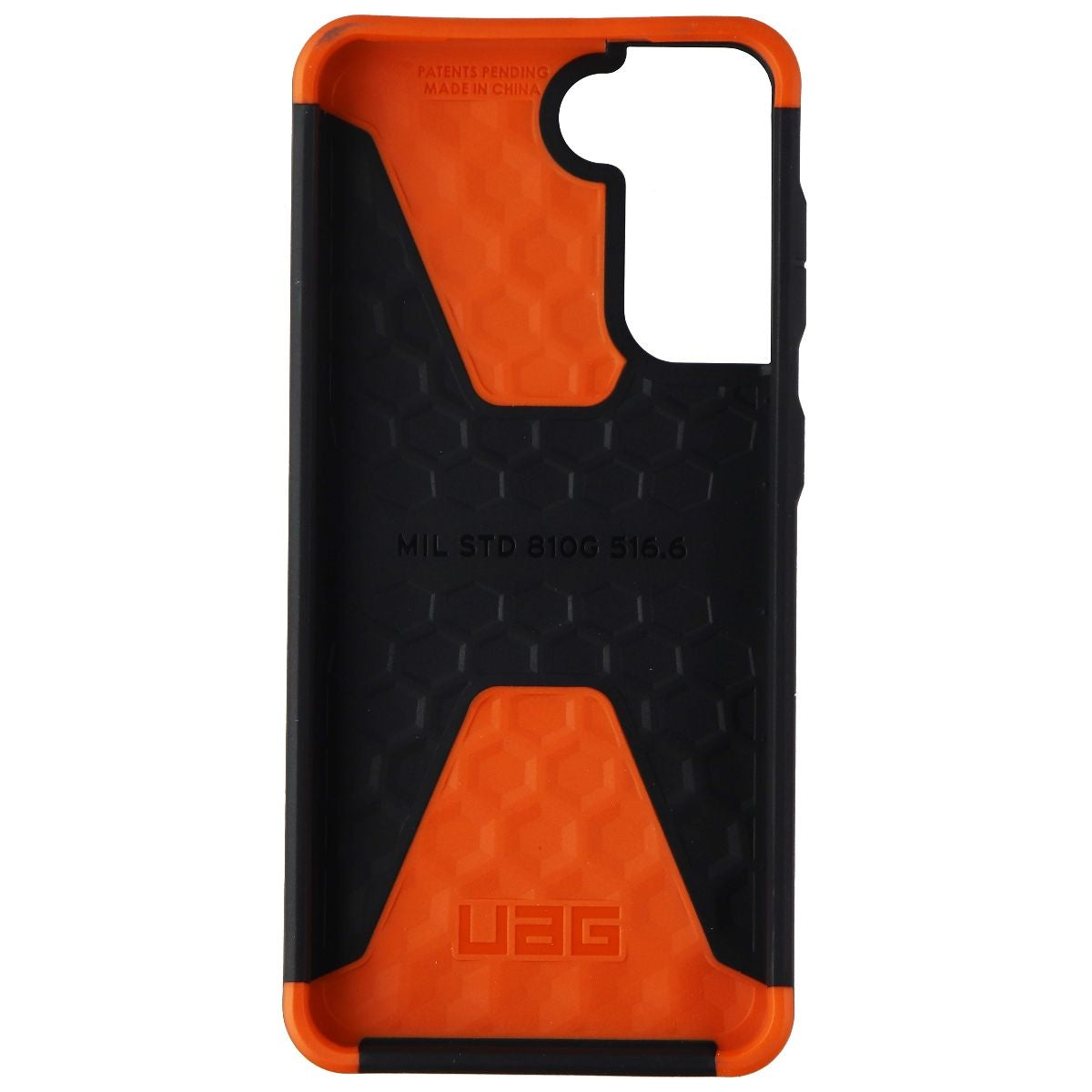 UAG Civilian Series Case for Samsung Galaxy S21 5G + S21 - Black/Orange Cell Phone - Cases, Covers & Skins Urban Armor Gear - Simple Cell Bulk Wholesale Pricing - USA Seller