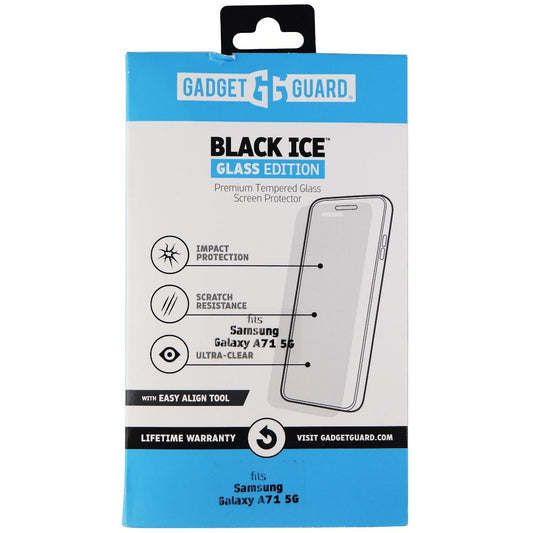 Gadget Guard Black Ice Glass Edition Tempered Glass for Galaxy A71 5G - Clear Cell Phone - Screen Protectors Gadget Guard    - Simple Cell Bulk Wholesale Pricing - USA Seller