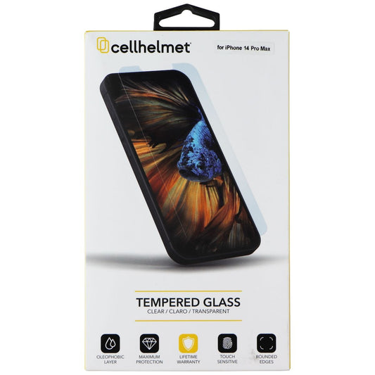 CellHelmet Tempered Glass for Apple iPhone 14 Pro Max - Clear Cell Phone - Screen Protectors CellHelmet    - Simple Cell Bulk Wholesale Pricing - USA Seller