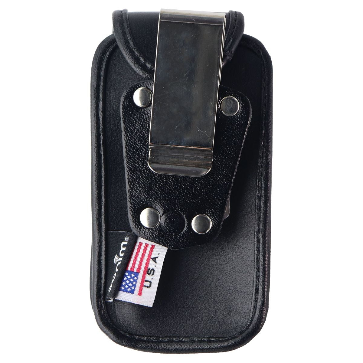 Sonim Leather Fitted Case with Metal Clip for Sonim XP3 - Black Cell Phone - Cases, Covers & Skins Sonim - Simple Cell Bulk Wholesale Pricing - USA Seller