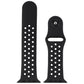 Silicone Watch Band for Apple Watch 42/44/45mm Cases - Dark Gray/Black - Small Smart Watch Accessories - Watch Bands Unbranded    - Simple Cell Bulk Wholesale Pricing - USA Seller