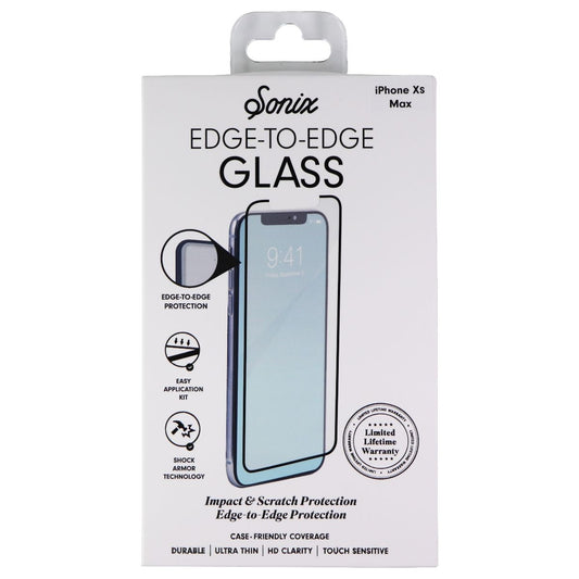 Sonix Edge to Edge Tempered Glass Screen Protector for iPhone XS Max Cell Phone - Screen Protectors Sonix    - Simple Cell Bulk Wholesale Pricing - USA Seller