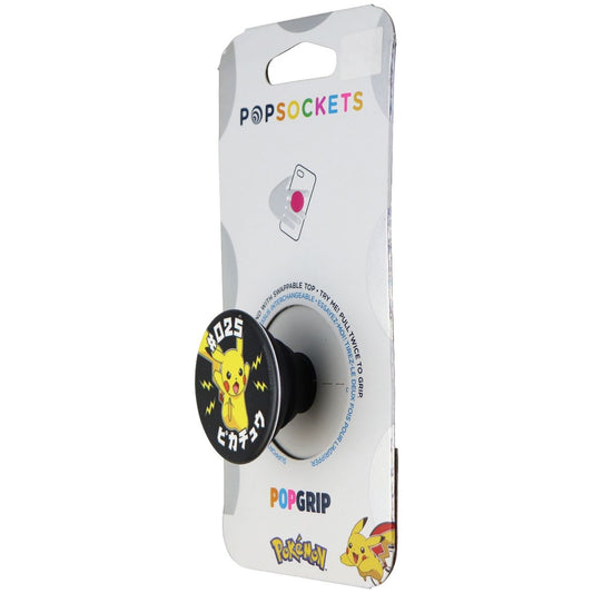 PopSockets PopGrip: Swappable Grip for Phones & Tablets - Pokemon - 025 Pikachu Cell Phone - Mounts & Holders PopSockets    - Simple Cell Bulk Wholesale Pricing - USA Seller