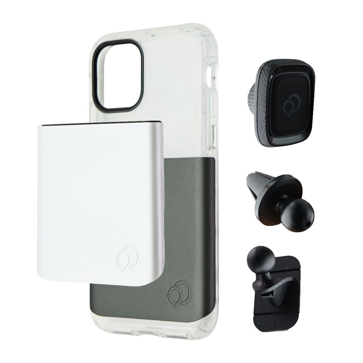 Nimbus9 Ghost 2 Pro Series Case for iPhone 11 Pro - Gunmetal Gray/Pure White Cell Phone - Cases, Covers & Skins Nimbus9    - Simple Cell Bulk Wholesale Pricing - USA Seller