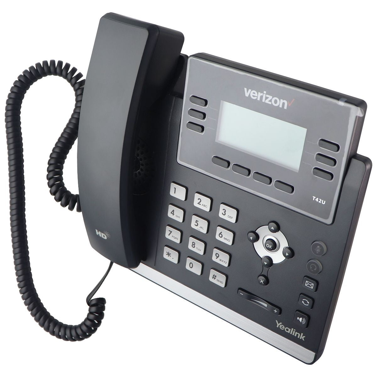 Yealink One Talk T42U IP Desk Phone - Black Home Telephones & Accessories - Corded Telephones Verizon - Simple Cell Bulk Wholesale Pricing - USA Seller