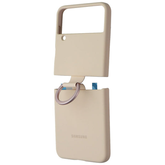 Samsung Official Silicone Cover with Ring for Samsung Galaxy Z Flip4 - Pink Cell Phone - Cases, Covers & Skins Samsung - Simple Cell Bulk Wholesale Pricing - USA Seller