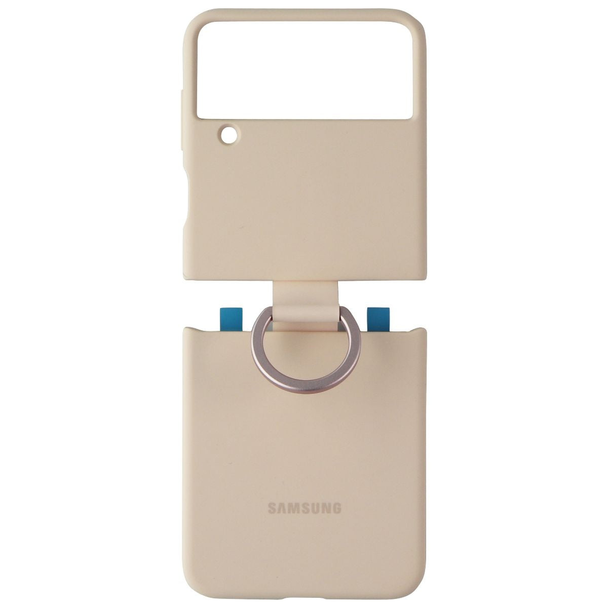 Samsung Official Silicone Cover with Ring for Samsung Galaxy Z Flip4 - Pink Cell Phone - Cases, Covers & Skins Samsung - Simple Cell Bulk Wholesale Pricing - USA Seller